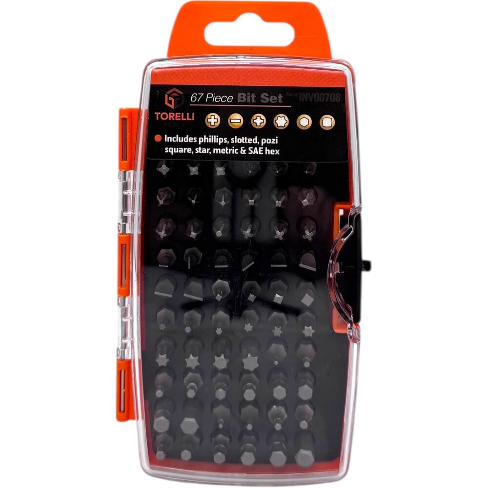 Torelli Tools 67 Piece Assorted Drill Bit Set with Case